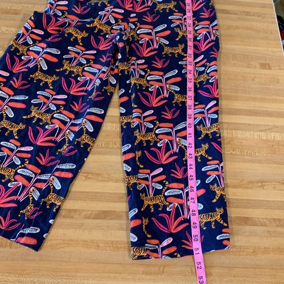 ModCloth Bold Notion Navy Jungle Cat Wide-leg Jumpsuit Size M - Picture 10 of 10